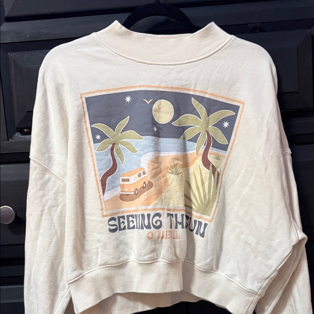 Women’s O’Neill cropped sweatshirt size medium